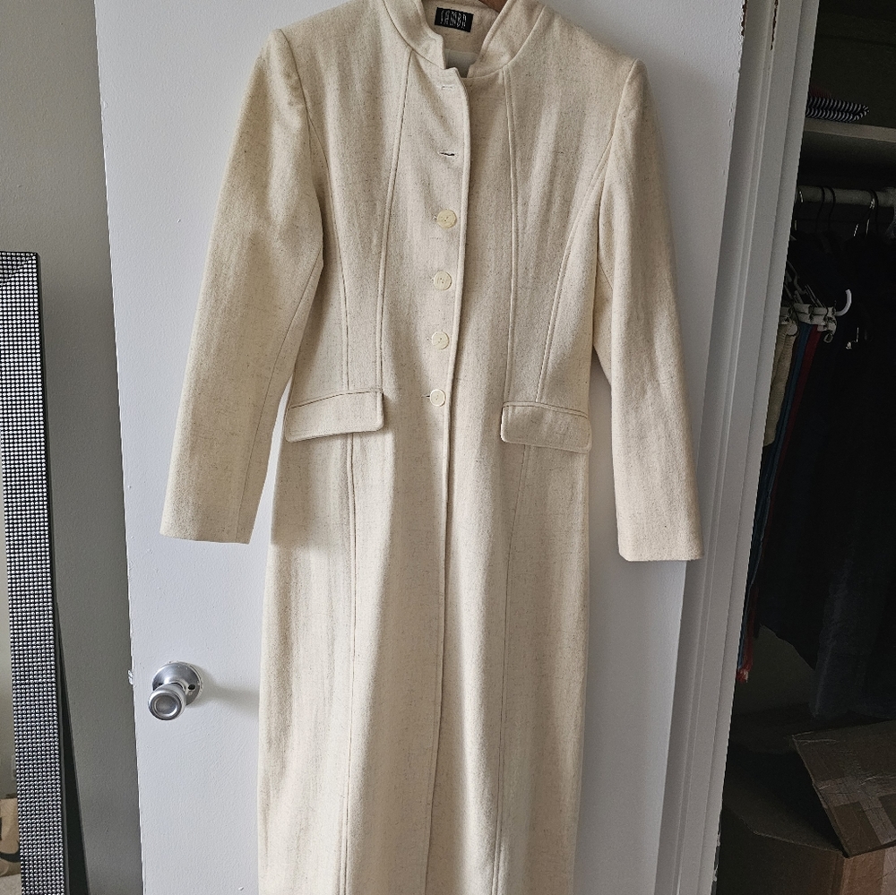Wool Long Coat - image 3